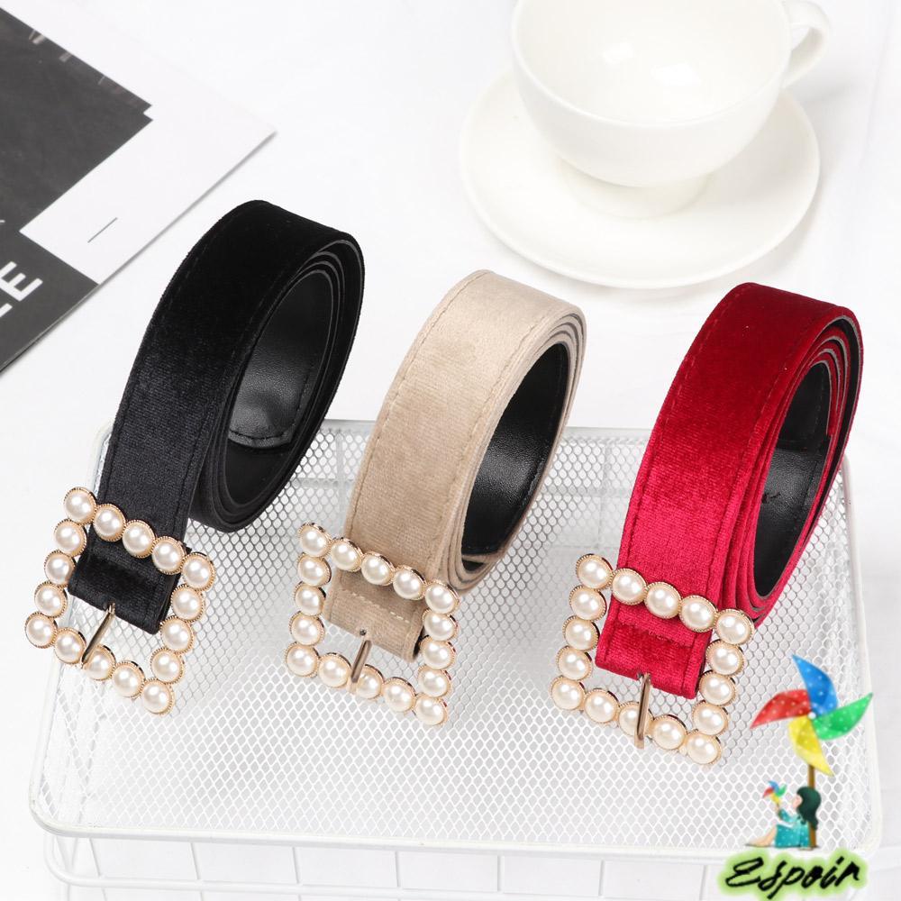 ESPO Thắt Lưng Phối Nút Thời Trang Sang Trọng Cho Nữ