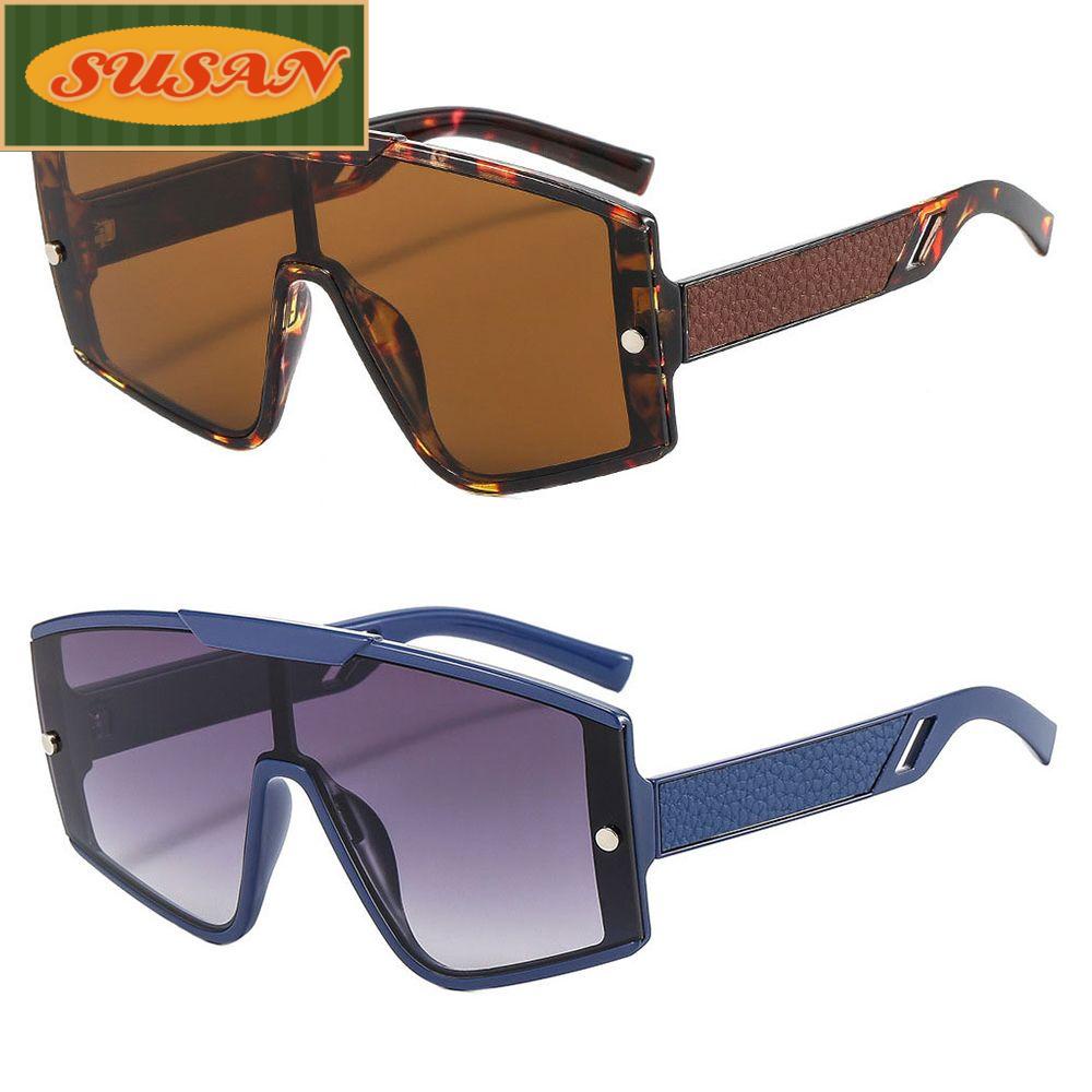 SUSANS Kính Mát Một Mảnh Oversize Phong Cách Hip Hop Cho Nam