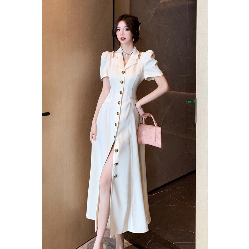 Ảnh Thật + Hàng Có Sẵn Đầm Phù Hợp Với Mùa Hè Dòng Royal Sister Cao Cấp Kiểu Pháp