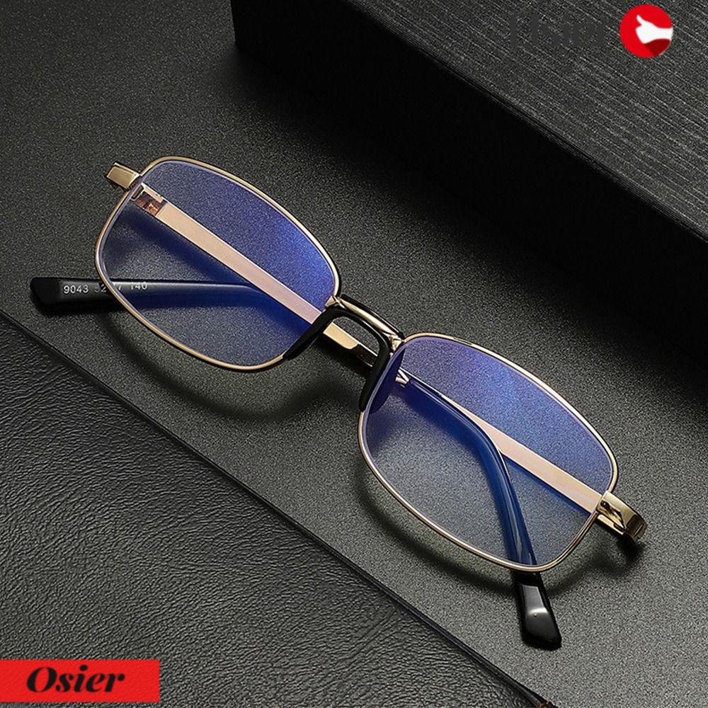 OSIER1 Kính Đọc Sách Gọng Siêu Nhẹ Chống Ánh Sáng Xanh Phong Cách Vintage Thời Trang Cho Nam Nữ