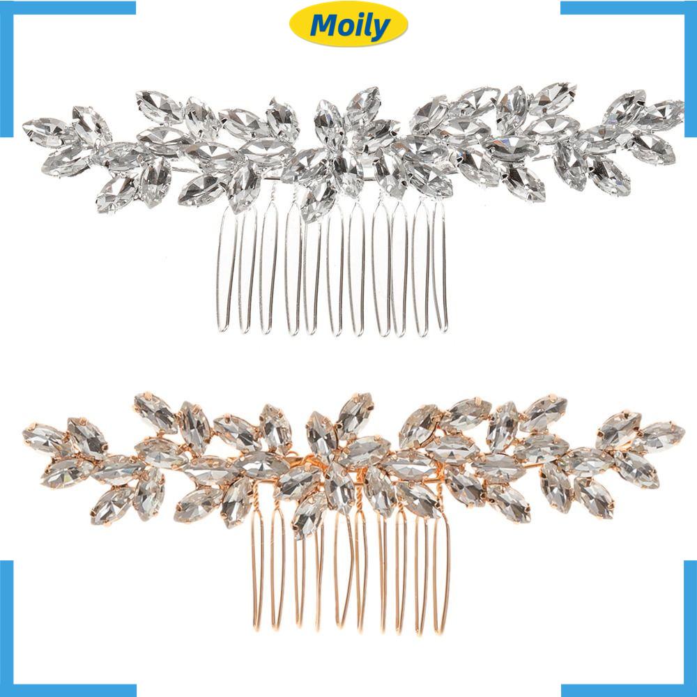 MOILYVN Cài Tóc Đính Đá Nhiều Màu Sắc Thời Trang