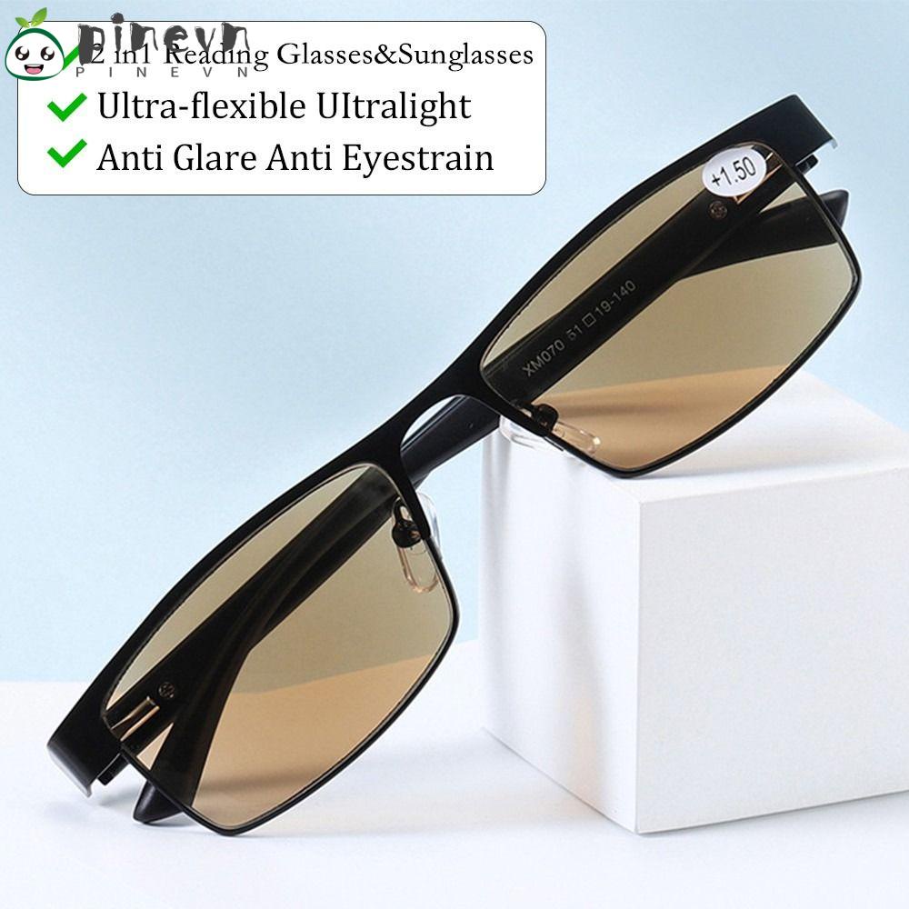 PINEVN Kính Đọc Sách Chống Ánh Sáng Xanh Kiểu Dáng Đơn Giản Phong Cách Vintage