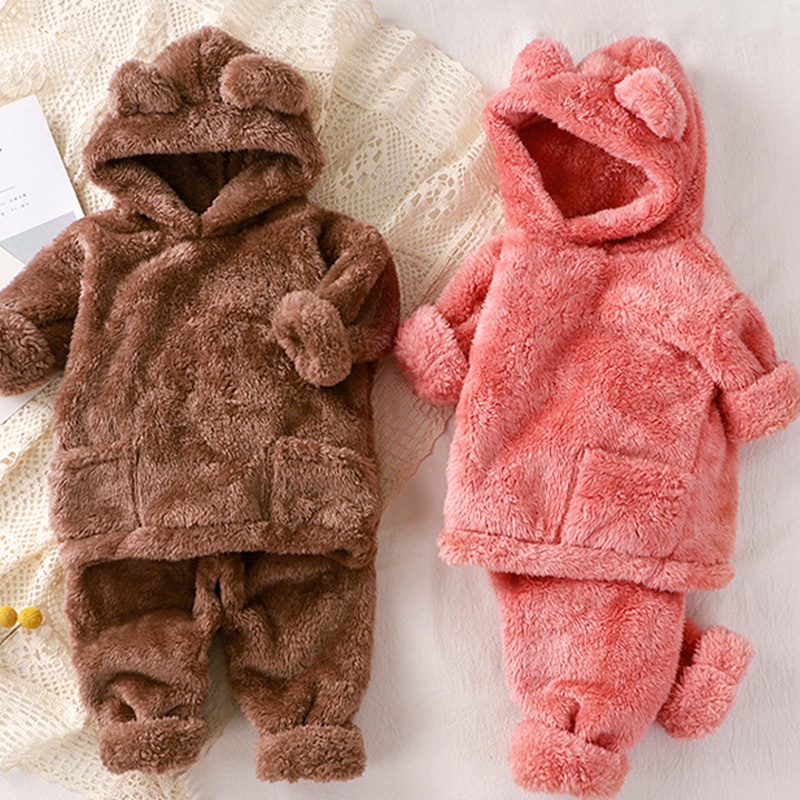 Milo Bộ Đồ Ngủ In Hình Gấu Dễ Thương Cao Cấp Dành Cho Bé