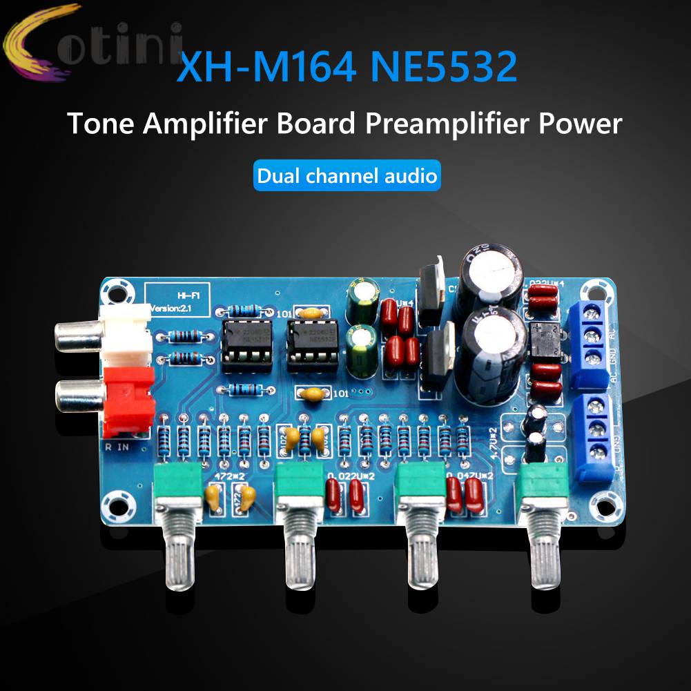 Bảng Mạch Khuếch Đại Âm Thanh 4 Kênh XH-M164 NE5532