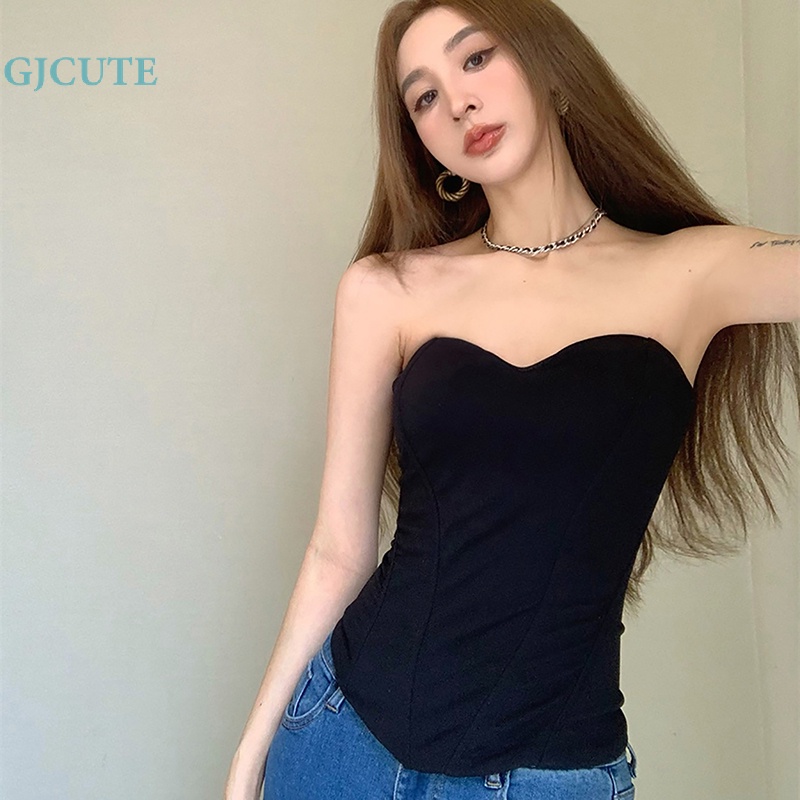 Áo Hai Dây Mỏng Mùa Hè Gợi Cảm Màu Trơn Cho Nữ WTD