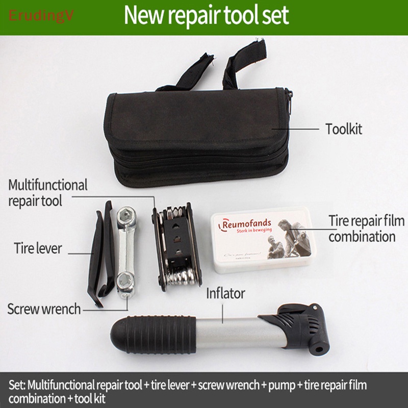 Bộ Dụng Cụ Sửa Chữa Lốp Xe Đạp Leo Núi Mini Di Động Tiện Dụng
