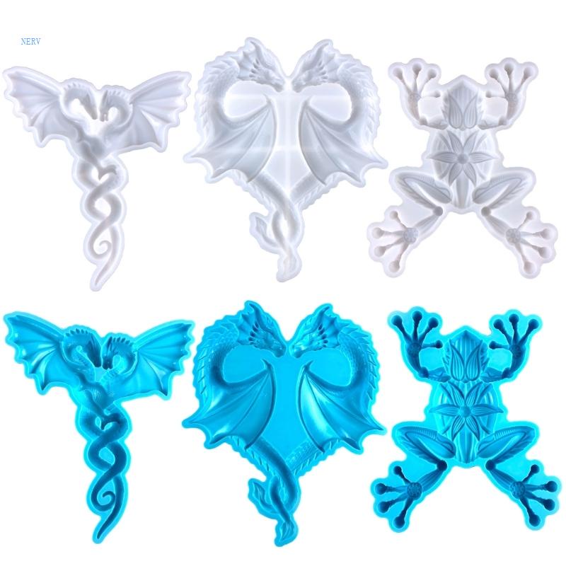 Khuôn Silicone Làm Mặt Dây Chuyền Thủ Công Hình Động Vật Dễ Thương