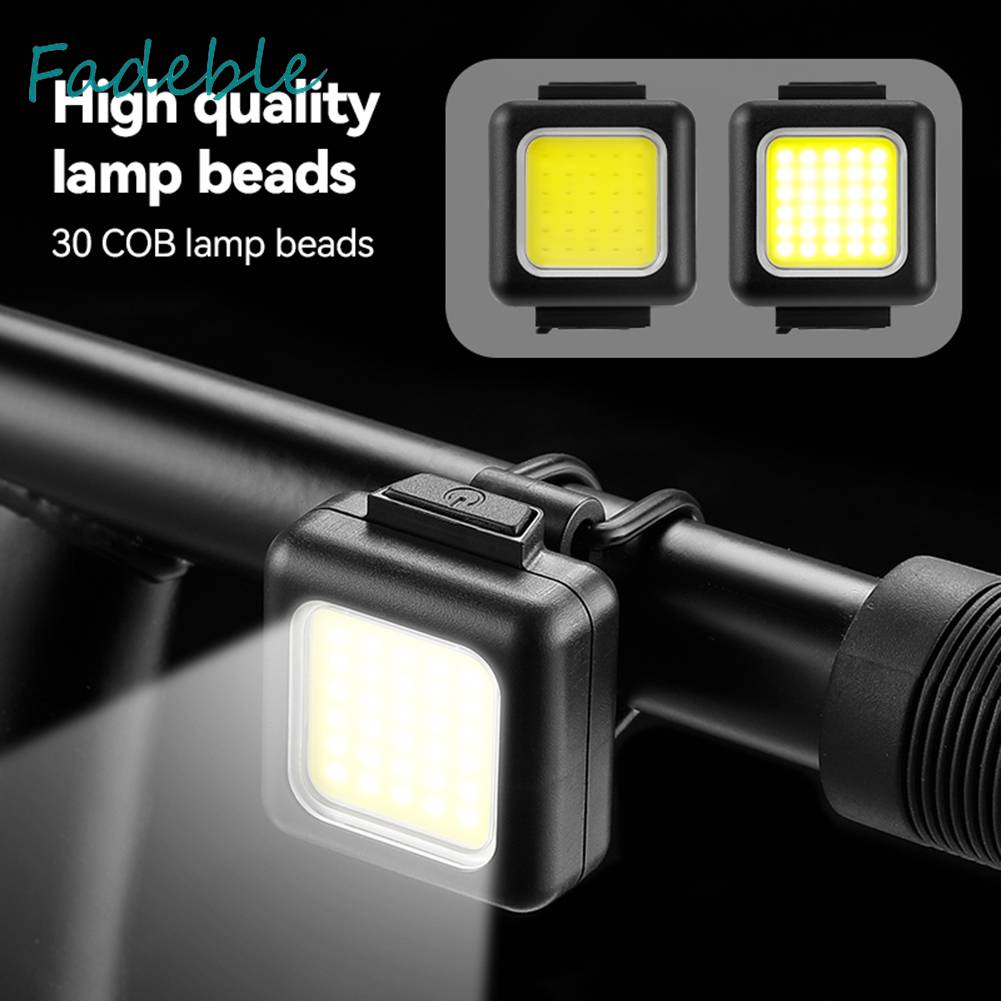 Đèn LED COB Chống Nước 130LM / 80LM 150mAh Cổng Sạc USB Loại C Cho Xe Đạp