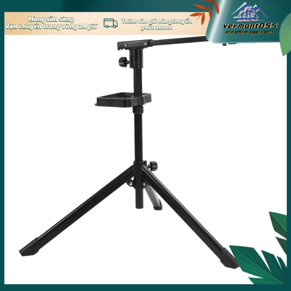 Vermont055 Giá sửa chữa phát hành nhanh xe đạp với miếng đệm chống trượt có thể điều chỉnh giá đỡ hợp kim nhôm
