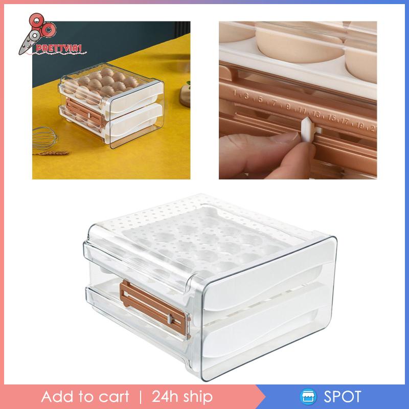 Hộp Đựng Trứng Sức Chứa Lớn Tiện Dụng Cho Tủ Lạnh / Nhà Bếp