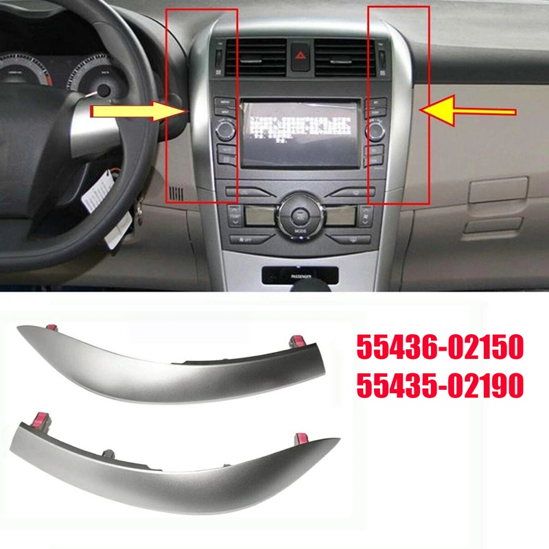 1 Cặp Viền Trang Trí Lỗ Thông Gió Xe Hơi Toyota Corolla Altis 2007-2013