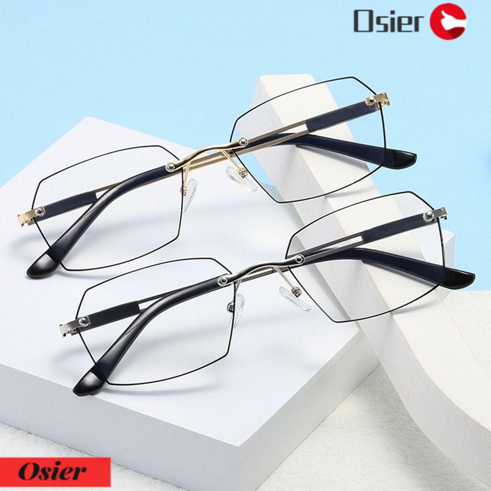 OSIER1 Kính Đọc Sách Chống Ánh Sáng Xanh Phong Cách Vintage Thời Trang