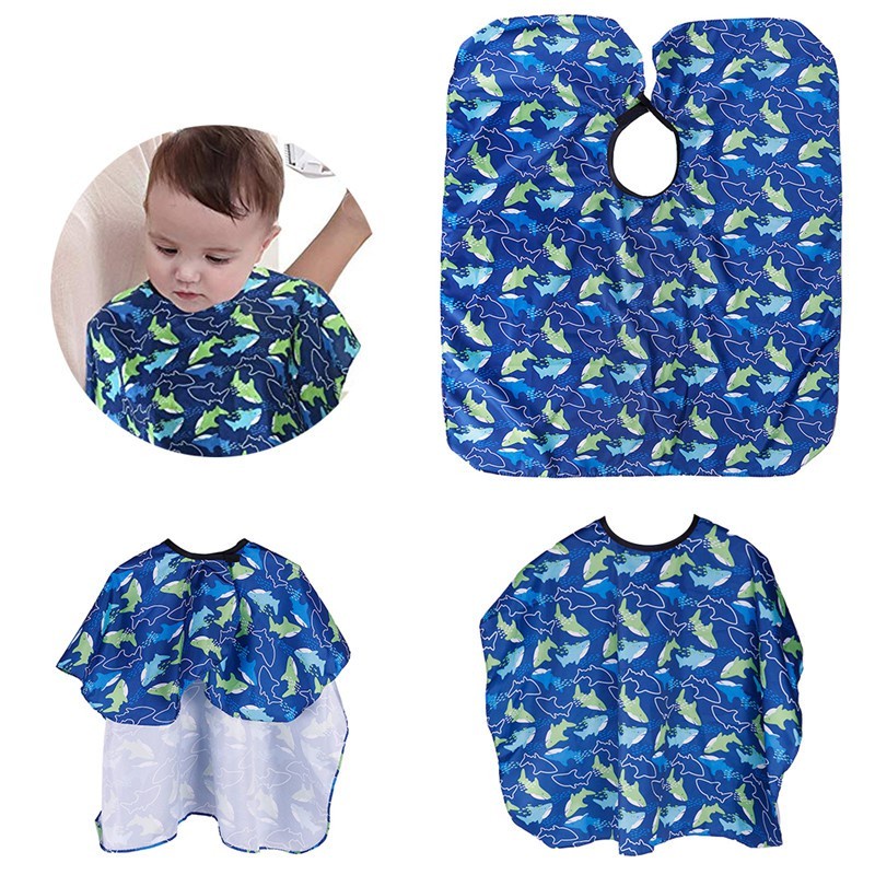 Áo Choàng Cắt Tóc Chống Tĩnh Điện Dành Cho Trẻ Em