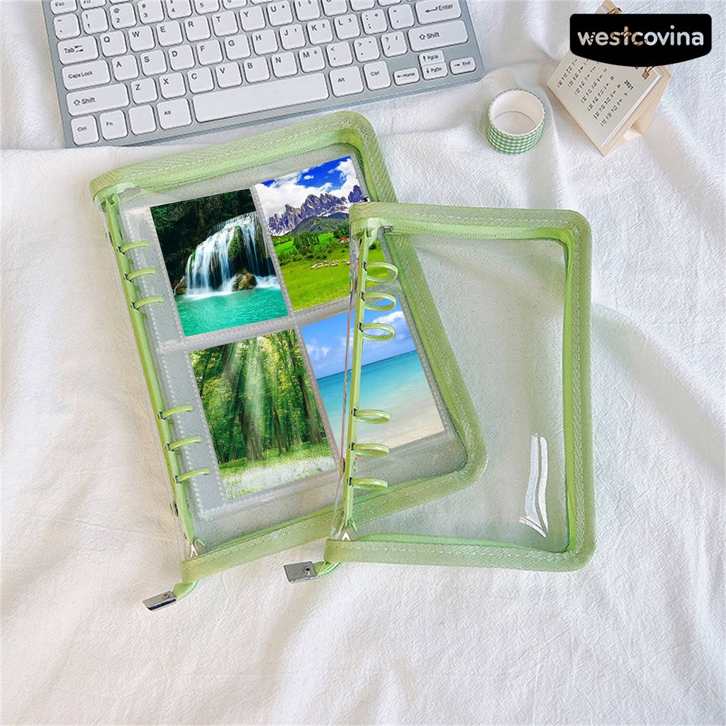 [WSTN] [WSTN]✎Túi Đựng Tài Liệu / Nhật Ký Cỡ A5 / A6 Chống Thấm Nước Màu Sắc Macaron Có Khóa Kéo Tiện Dụng