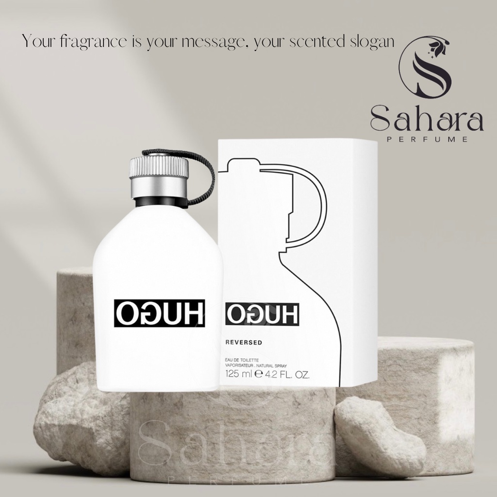 [ FULL BOX ] Hugo Reversed EDT 125ml | Nước hoa nam Hugo Boss mạnh mẽ hấp dẫn | Sahara Perfume
