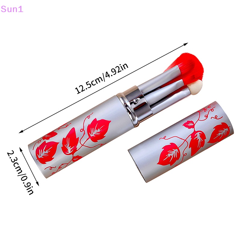 Set 4 Cọ Trang Điểm 4 Trong 1 Nhỏ Gọn Tiện Lợi Cho Du Lịch