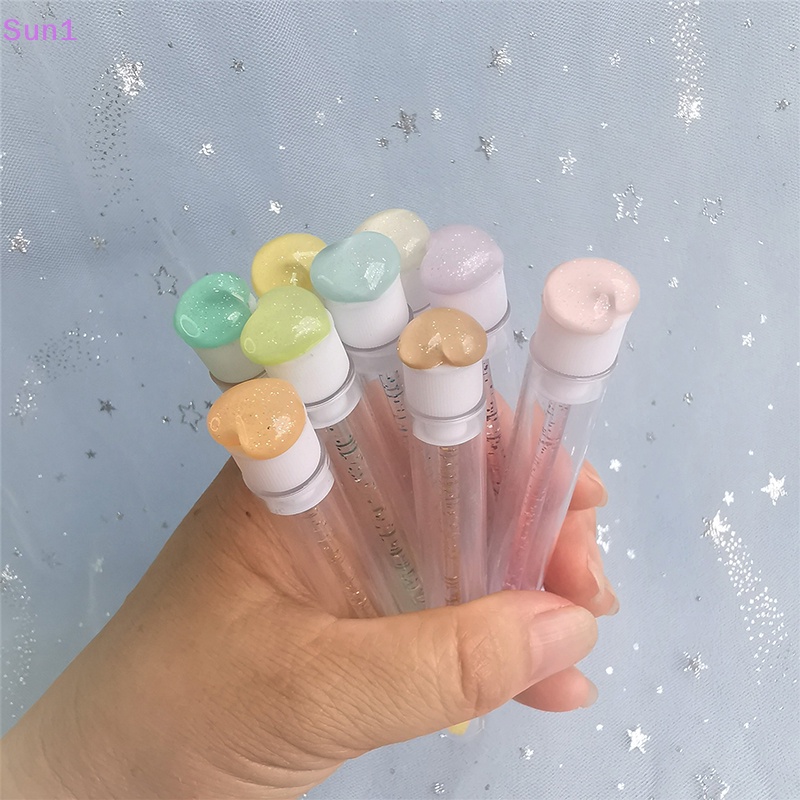 Sun1 &gt; Bộ Cọ Chuốt Lông Mi / Lông Mày Ống Hình Trái Tim Nhiều Loại Chống Bụi (Phong Cách Ngẫu Nhiên) well