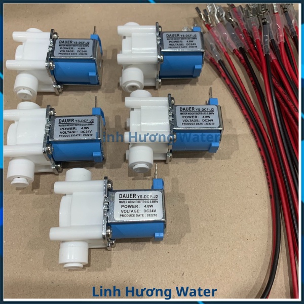 Van một chiều, van áp thấp, van áp cao, van flow 300, van điện từ vuông 24v dùng cho các loại máy lọc nước Ro