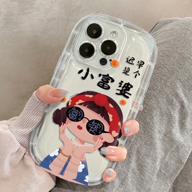 Ốp Điện Thoại Silicon Mềm Trong Suốt Chống Sốc Họa Tiết Dễ Thương Cho IPhone 14 13 12 11 Pro Max XS X XR 8 + 7 Plus