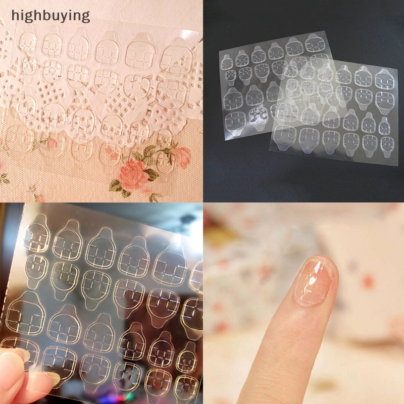 Bộ 24 Móng Tay Giả Dán Hai Mặt Siêu Mỏng Chắc Chắn Mới