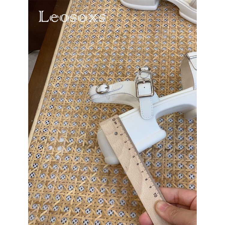Leosoxs dép sandal nữ dép nữ dép bánh mì nữ dép bánh mì Chống Trượt 070608
