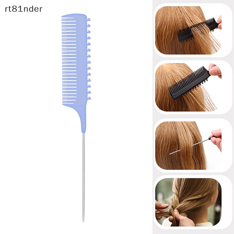 1 Lược Chải Tóc Hai Mặt Gỡ Rối Tiện Dụng Cho Salon