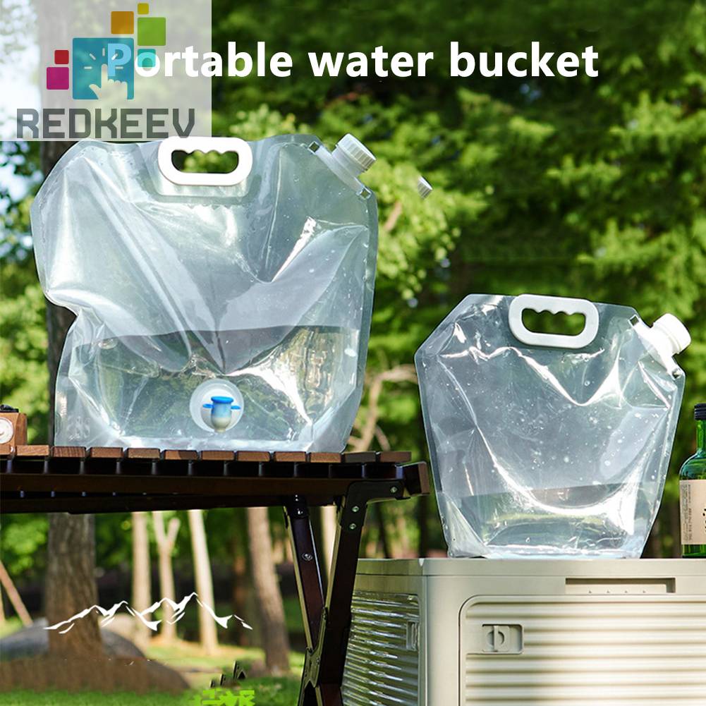 Túi Đựng Nước Dung Tích 5 / 10L Tiện Lợi Khi Đi Cắm Trại