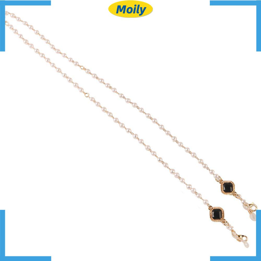 MOILYVN Dây Đeo Mắt Kính Đính Đá Thời Trang