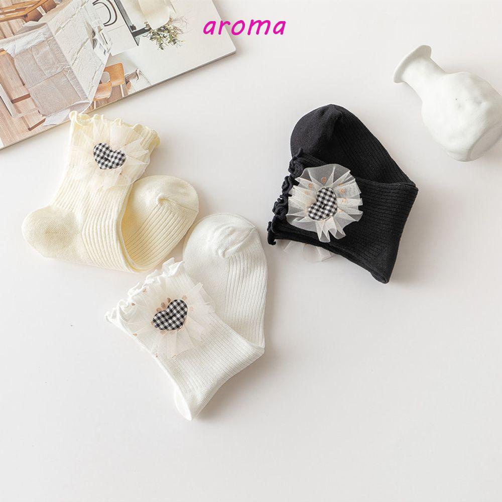 AROMA Vớ Nữ Họa Tiết Hoa Phong Cách Lolita Thời Trang