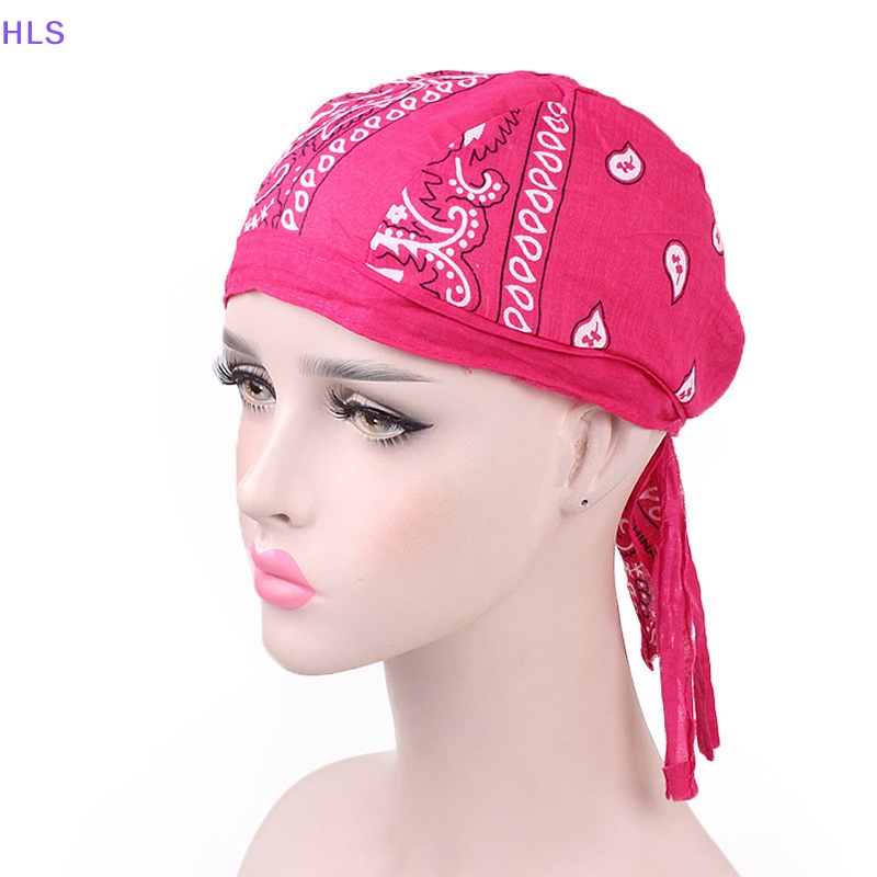 [HLS] Khăn Trùm Đầu Bandana Bằng Vải Cotton Thấm Hút Mồ Hôi Phong Cách Hip hop Đi Xe Đạp Cho Nam Và Nữ