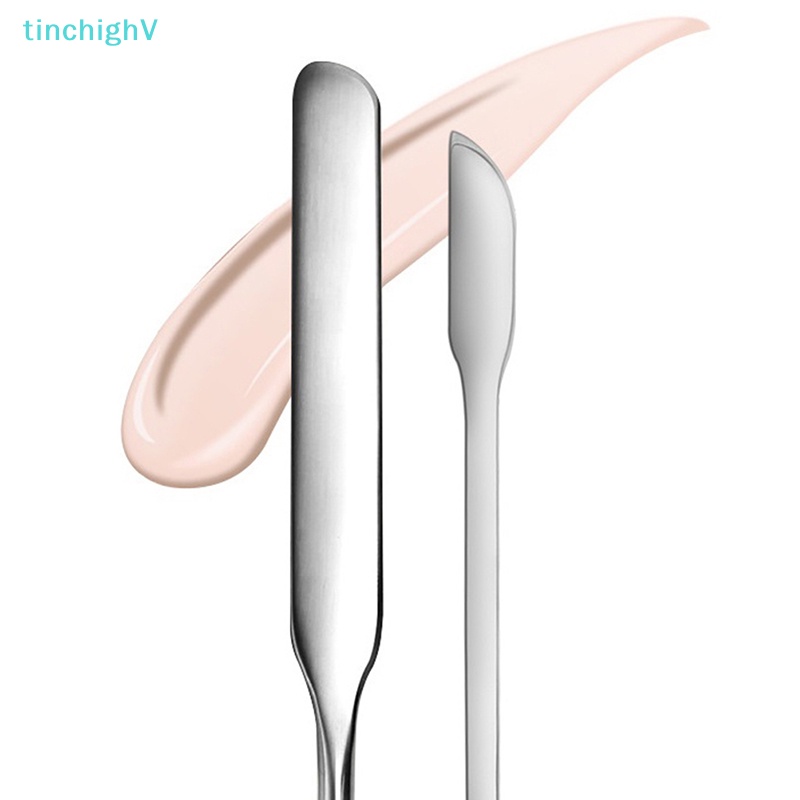 1 Dụng Cụ Trộn Mỹ Phẩm Hai Đầu Bằng Thép Không Gỉ