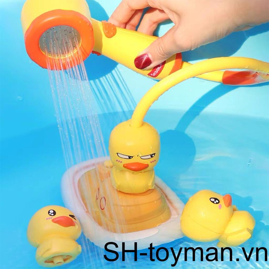 Đồ Chơi Vòi Phun Nước Hình Chú Vịt Điện Tử Dễ Thương Cho Bé