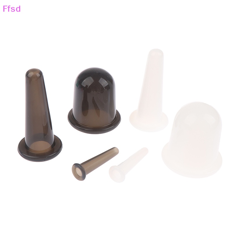 1 Bộ Cốc Giác Hơi Mát Xa Chân Không Bằng Silicon Chống Nếp Nhăn