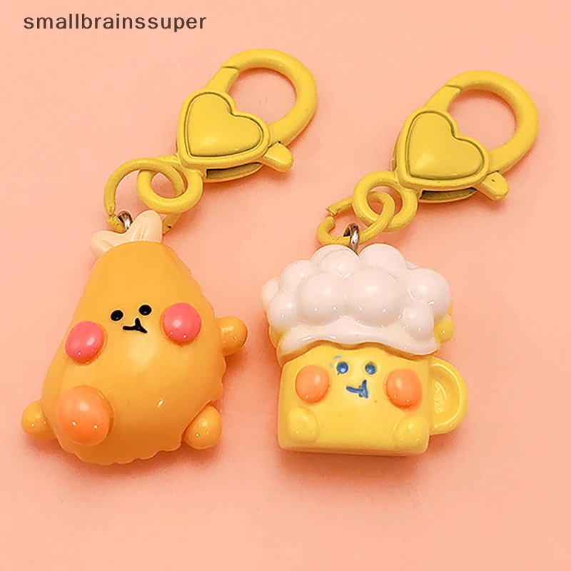 Móc Khóa Hình Đồ Ăn Chiên / Hamburger Ngộ Nghĩnh Dễ Thương