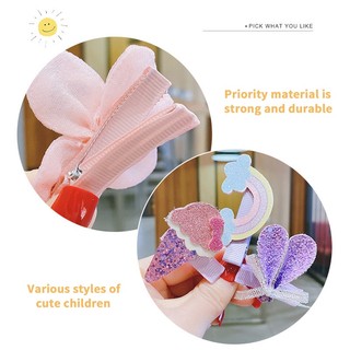 Set 8 Kẹp Tóc Dễ Thương Cho Bé Gái