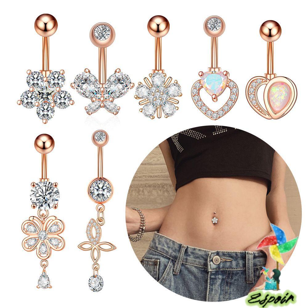 ESPO Khuyên Rốn Thép Phẫu Thuật Độc Đáo Cá Tính Cho Nữ