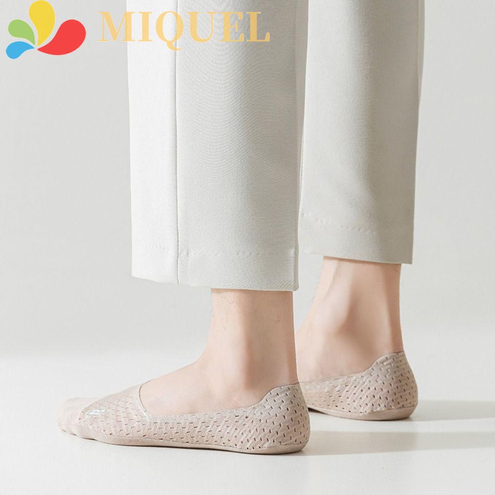 MIQUEL Đôi Vớ Lưới Cotton Co Giãn Thoáng Khí Chống Trượt Phong Cách Thể Thao