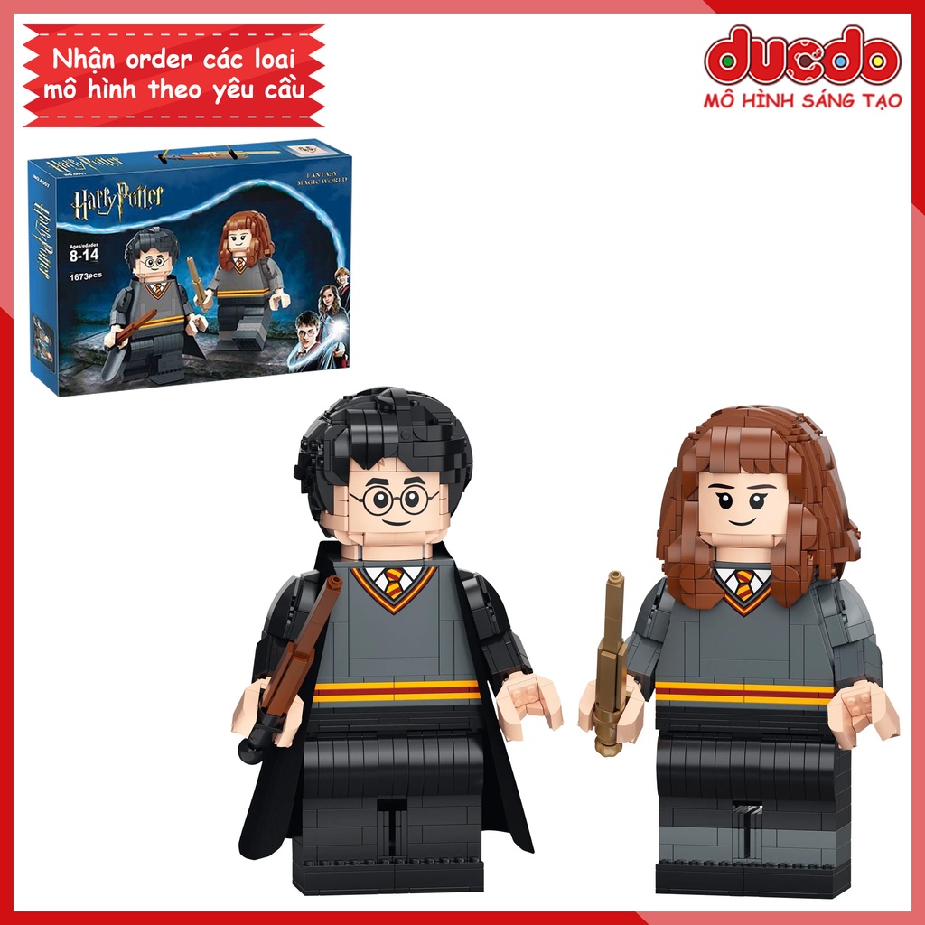 No 6057 Harry Potter và Hermione Grange khổng lồ - Đồ chơi Xếp hình Mô hình 76393