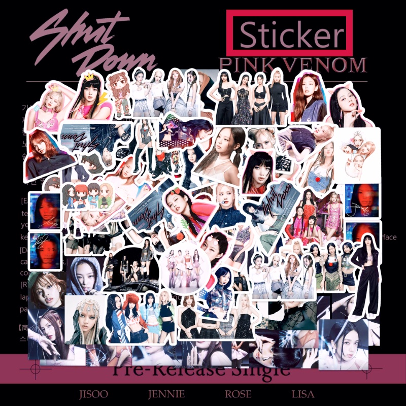 Set 93 Sticker Blackpink Dán Trang Trí album