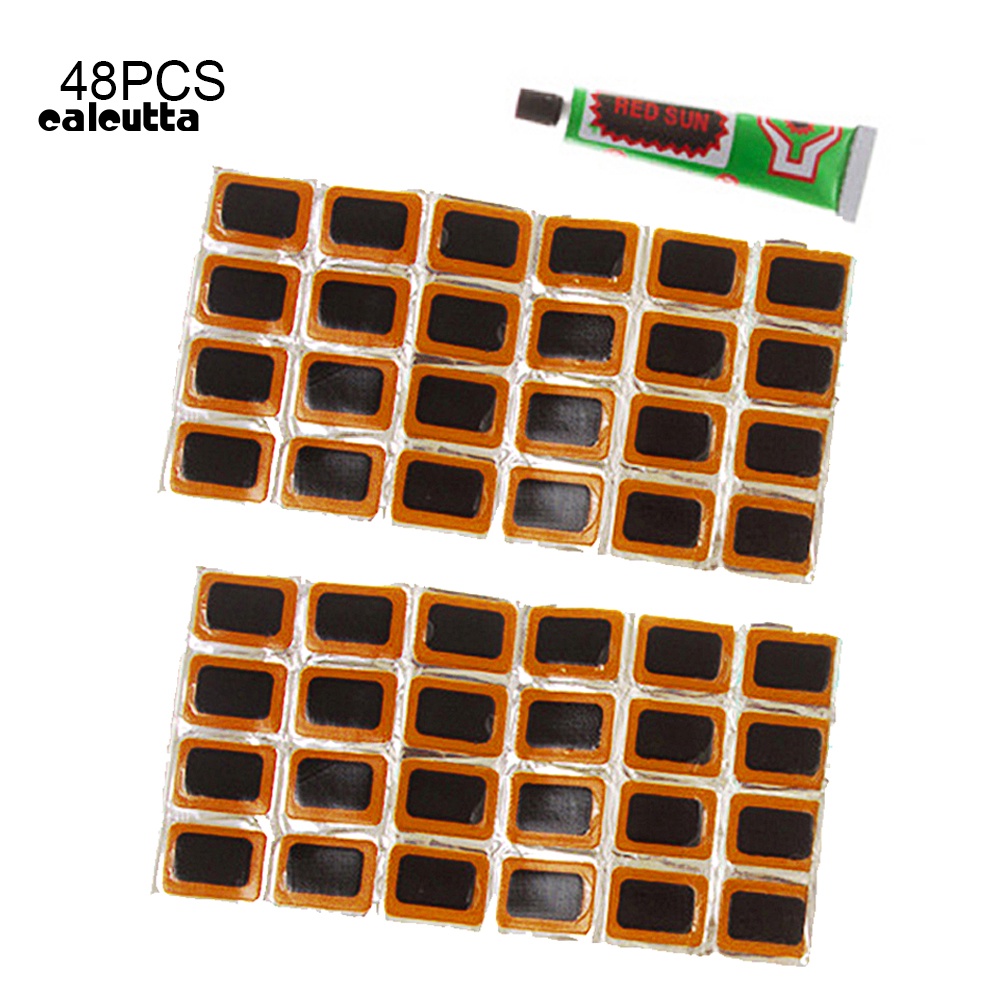 Bộ Dụng Cụ Vá Lốp Xe Đạp Hình Vuông Bằng Cao Su Tiện Dụng