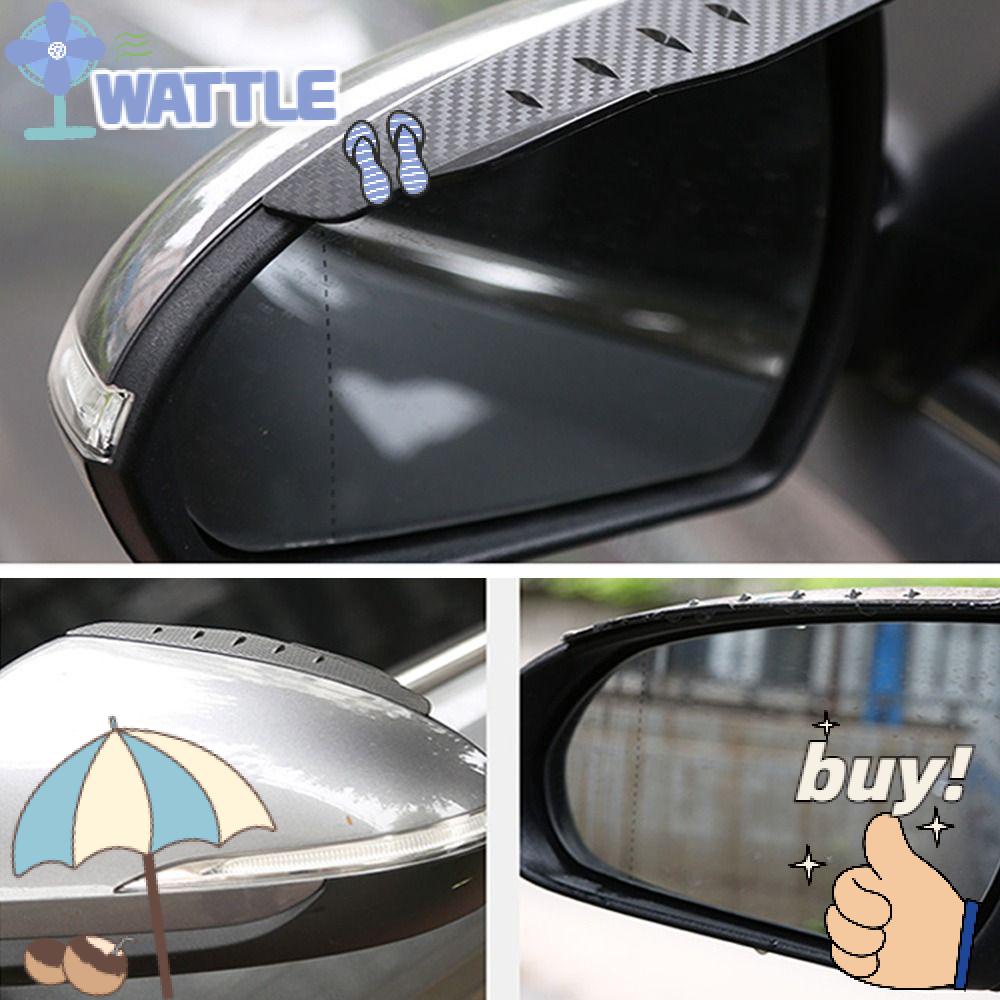 WTTLE Tấm Chắn Nắng Mưa Bằng Sợi Carbon Cao Cấp Cho Xe Hơi