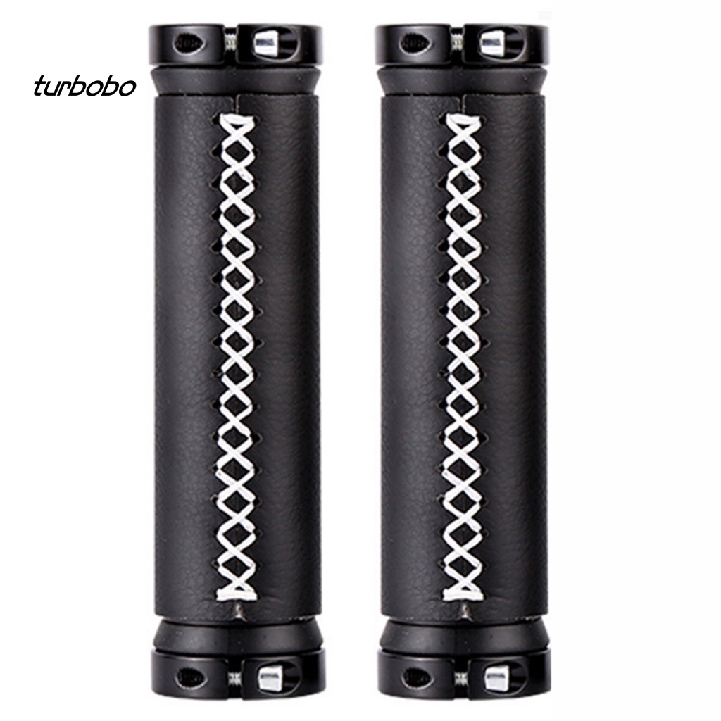 Set 2 Vỏ Bọc Tay Lái Xe Đạp Leo Núi Bằng Da Giả Chống Trượt