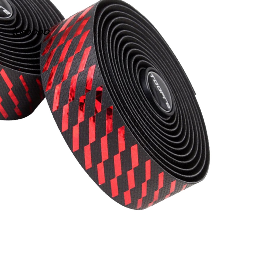 1 Bộ Băng Quấn Tay Lái Xe Đạp Bằng Da Giả EVA Chống Trượt Màu Gradient