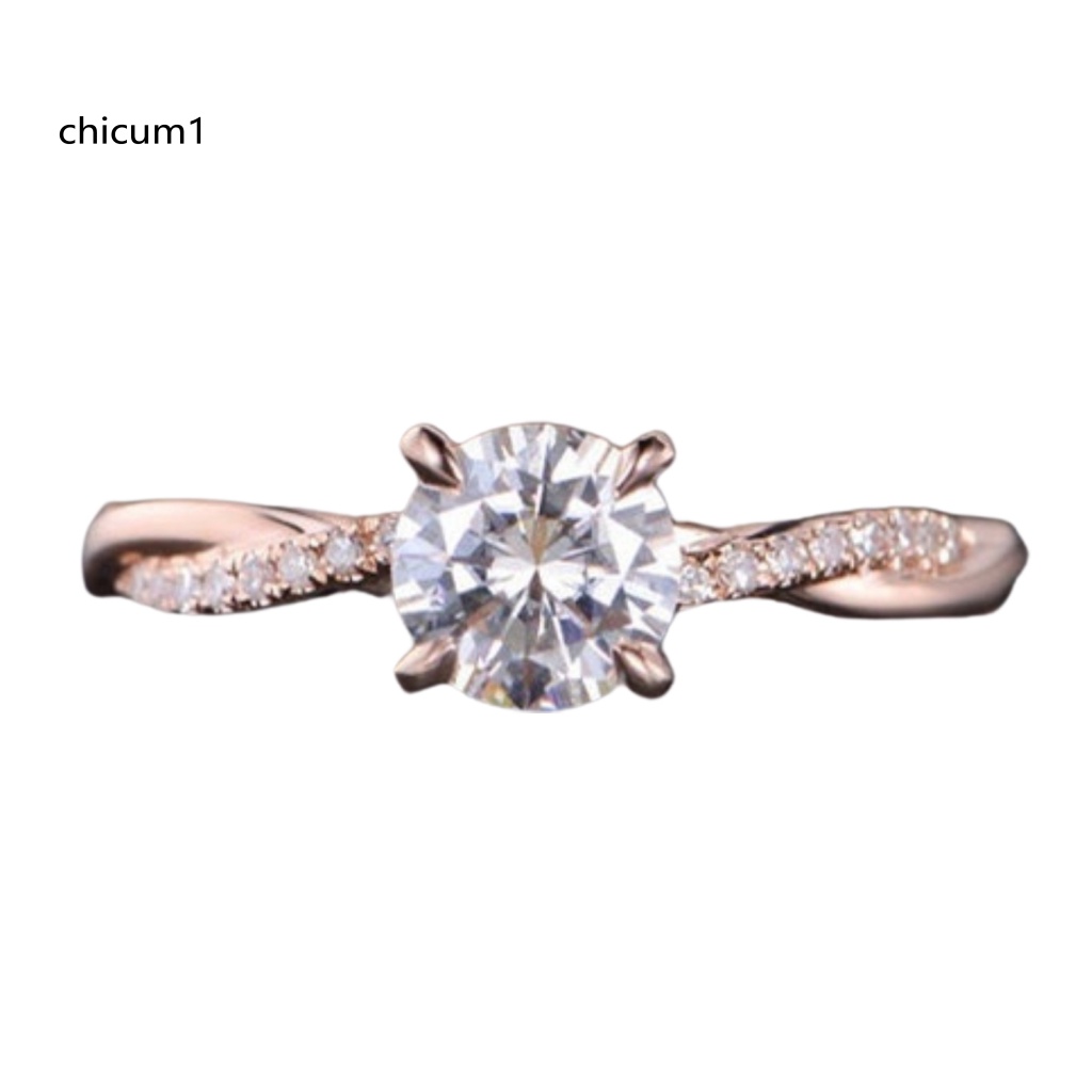 Nhẫn Đính Đá Toàn Diện Thanh Lịch Cho Nữ