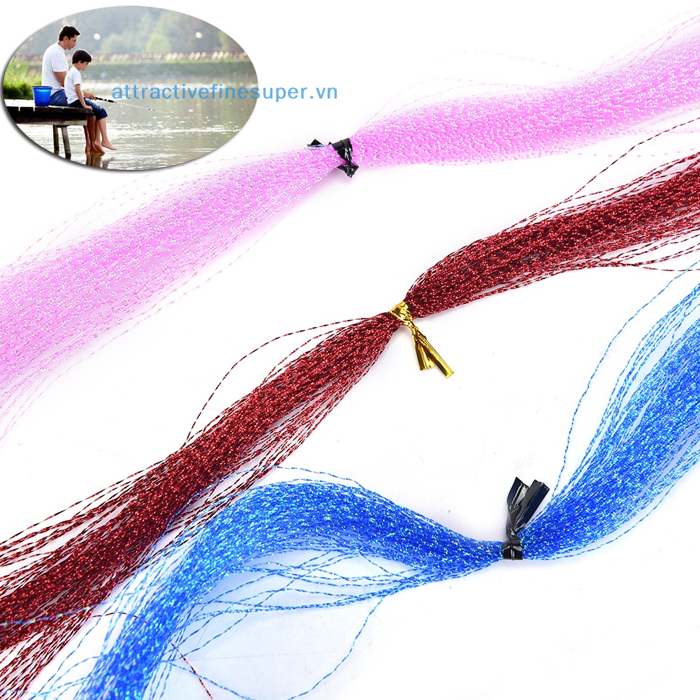 Afs Chuỗi Hạt Pha Lê Lấp Lánh Làm Mồi Câu Cá