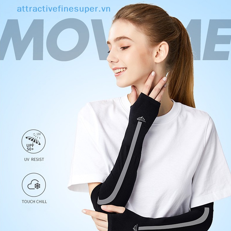 Afs Găng Tay Không Ngón Bằng Lụa Lạnh Chống Tia UV Khi Đi Xe Đạp
