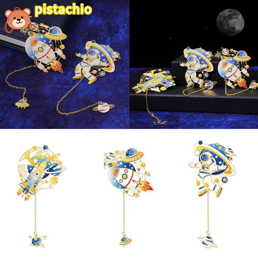 PISTA Đồ Đánh Dấu Trang Sách Bằng Kim Loại Tua Rua