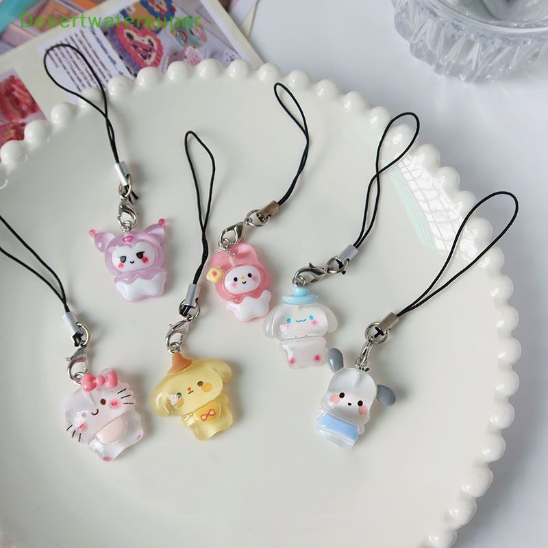 Dsvn Đồ Chơi Búp Bê Sanrio Kuromi Dễ Thương Có Dây Đeo Ba Lô / Điện Thoại iPhone Làm Quà Tặng Đồ Chơi Cho Bé Gái