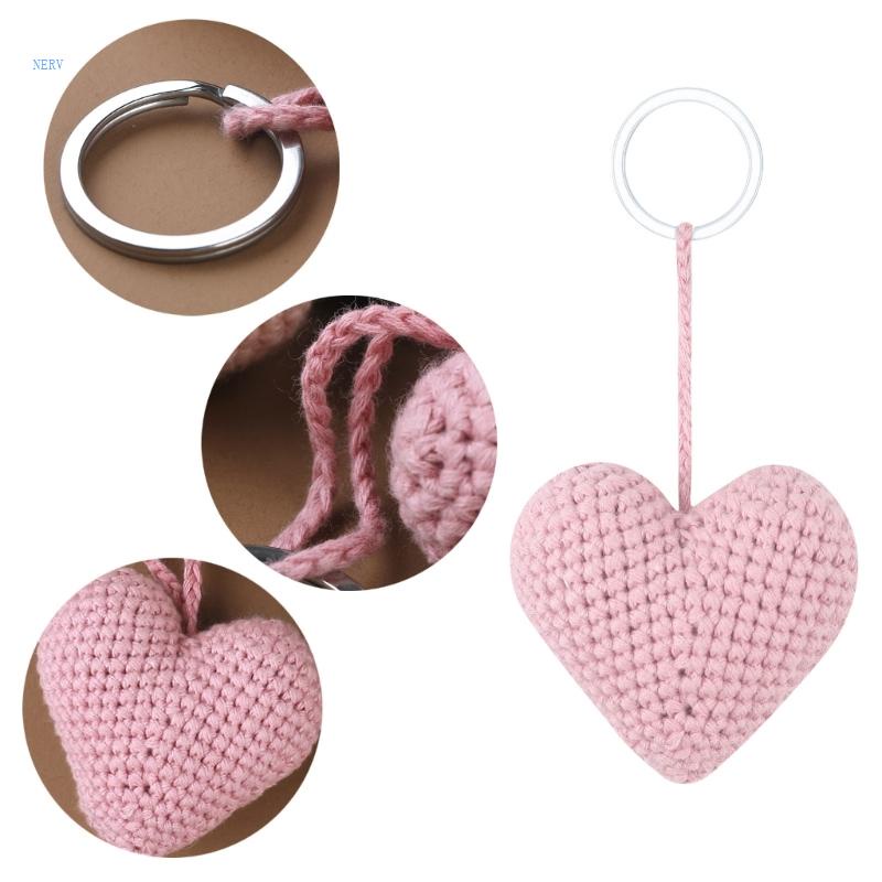 Móc Khóa Hình Trái Tim Chất Liệu Cotton Dùng Để Trang Trí Các Bữa Tiệc