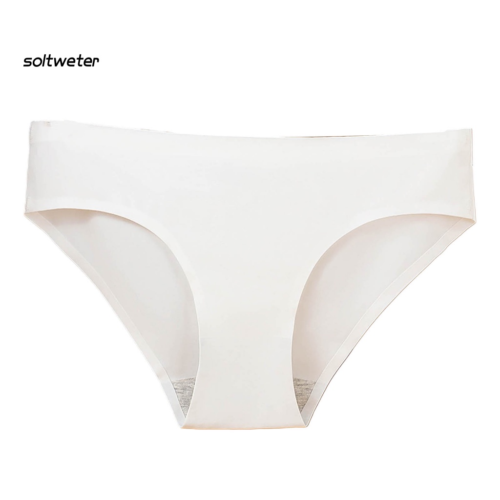 Quần Lót Lụa Lạnh Không Đường May Độ Co Giãn Cao Mịn Màng Nâng Hông Đơn Giản Dành Cho Bạn